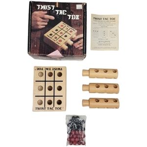 Twist Tac Toe Quality Crafted Fun by Channel Craft - 1988